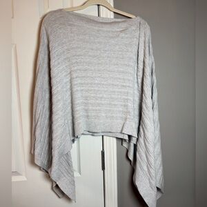 Lululemon Athletica Light Gray Poncho Sweater